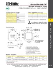 HMC444LP4E 数据规格书 6