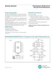 MAX233EPP+ 数据规格书 1