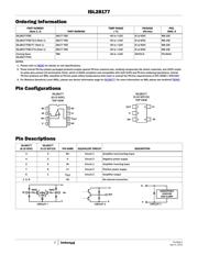 ISL28177FBZ 数据规格书 2