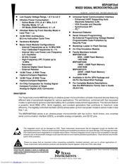 MSP430F2370IYFFT Datenblatt PDF