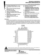 MSP430P325AIFN datasheet.datasheet_page 1