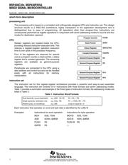 MSP430P325AIFN datasheet.datasheet_page 4