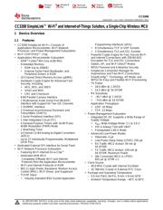 CC3200R1M2RGCR Datenblatt PDF