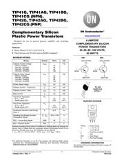 TIP42BG datasheet.datasheet_page 1