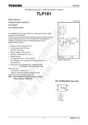 TLP181(GR-TPL,F) datasheet.datasheet_page 1