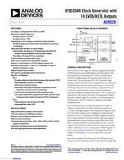 AD9528BCPZ datasheet.datasheet_page 1