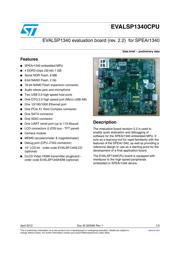 EVALSP1340CPU 数据规格书 1