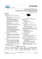 ST10F276Z5T3 Datenblatt PDF