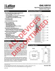 GAL18V10B-15LJN datasheet.datasheet_page 2