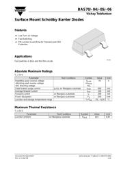 BAS70-05 datasheet.datasheet_page 1