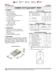 CSD25484F4 数据规格书 1