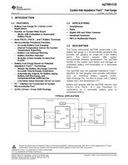 BQ27500DRZT-V120 datasheet.datasheet_page 1