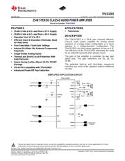 TPA3123D2EVM Datenblatt PDF