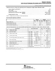 SN74LS251NSR 数据规格书 3