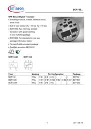 BCR133SH6327 datasheet.datasheet_page 1