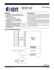 IDT71256SA12PZG8 数据规格书 1