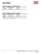 IS62WV20488BLL-25TLI datasheet.datasheet_page 4