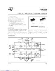 TDA7315D datasheet.datasheet_page 1