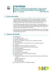 TDF8599ATH/N2,512 datasheet.datasheet_page 1