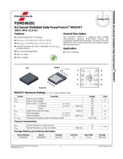 FDMS86201 datasheet.datasheet_page 1