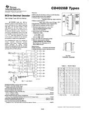 CD4028BM96 datasheet.datasheet_page 1