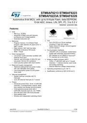 STM8AF6213PDU datasheet.datasheet_page 1