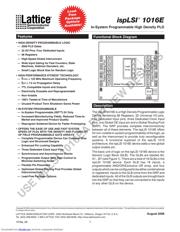 ISPLSI1016E-80LJN 数据规格书 1