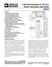 AD9510BCPZ datasheet.datasheet_page 1