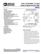 AD9608BCPZ-105 数据规格书 1