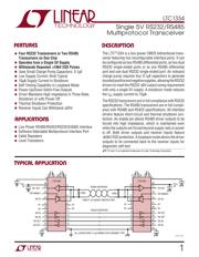 LTC1334ISW#PBF Datenblatt PDF