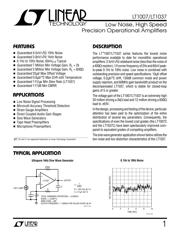 LT1007IS8 Datenblatt PDF