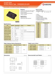 CX5032GB10000H0PESZZ datasheet.datasheet_page 1