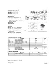 IRF8910GTRPBF datasheet.datasheet_page 1