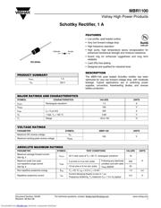 MBR1100 Datenblatt PDF