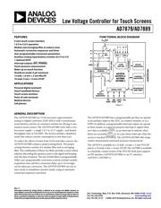 AD7879-1ACPZ-500R7 datasheet.datasheet_page 1