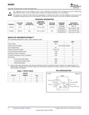 OPA875IDGKRG4 datasheet.datasheet_page 2