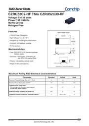 CZRU52C20-HF datasheet.datasheet_page 1