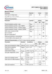 SPP11N65C3XK datasheet.datasheet_page 2