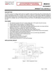 IR3513MTRPBF 数据规格书 1