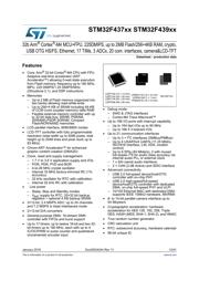 STM32F437VIT7TR 数据规格书 1