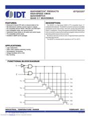 IDTQS3257S1G datasheet.datasheet_page 1