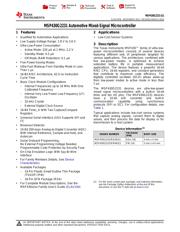 MSP430G2231IRSARQ1 datasheet.datasheet_page 1