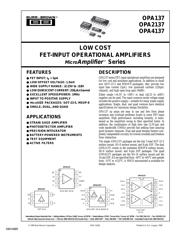 OPA2137E/2K5G4 datasheet.datasheet_page 1