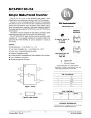 MC74VHC1GU04DFT1 datasheet.datasheet_page 1