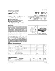 IRF6100PBF 数据规格书 1