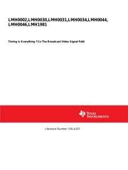 LMH0031VS datasheet.datasheet_page 1