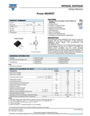 IRF634STRRPBF 数据规格书 1