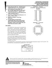 SN74ABT640PWR 数据规格书 1