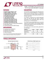 LTC4444EMS8E#PBF Datenblatt PDF