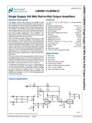 LMH6611MKX datasheet.datasheet_page 2